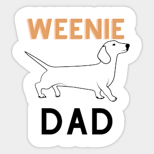 Weenie Dad Sticker